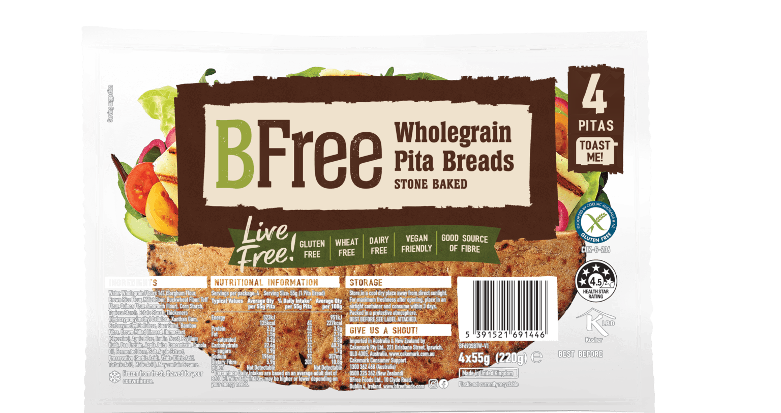 Low Carb High Protein Wraps BFree Foods Australia
