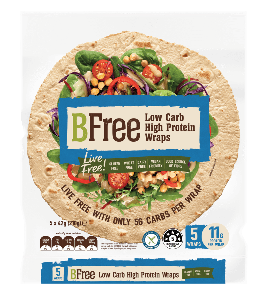 Low Carb High Protein Wraps | BFree Foods Australia