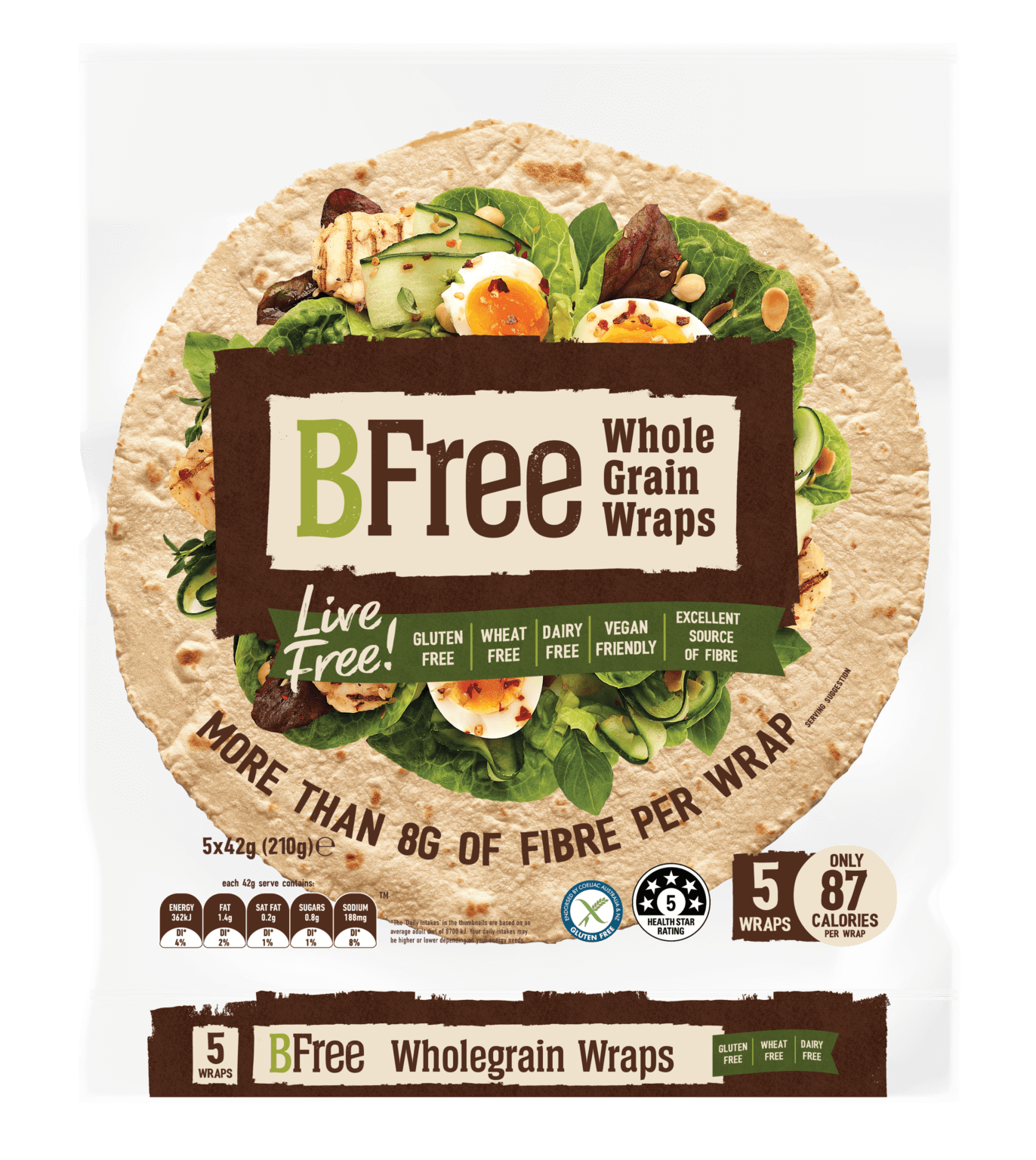 Sweet Potato Wraps BFree Foods Australia