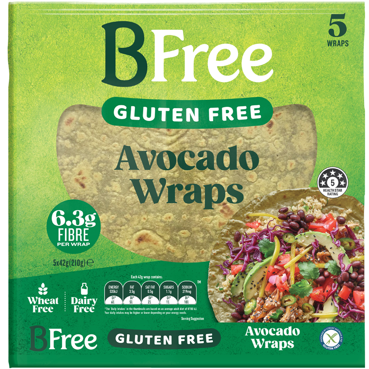 BFree Gluten Free Avocado Wraps