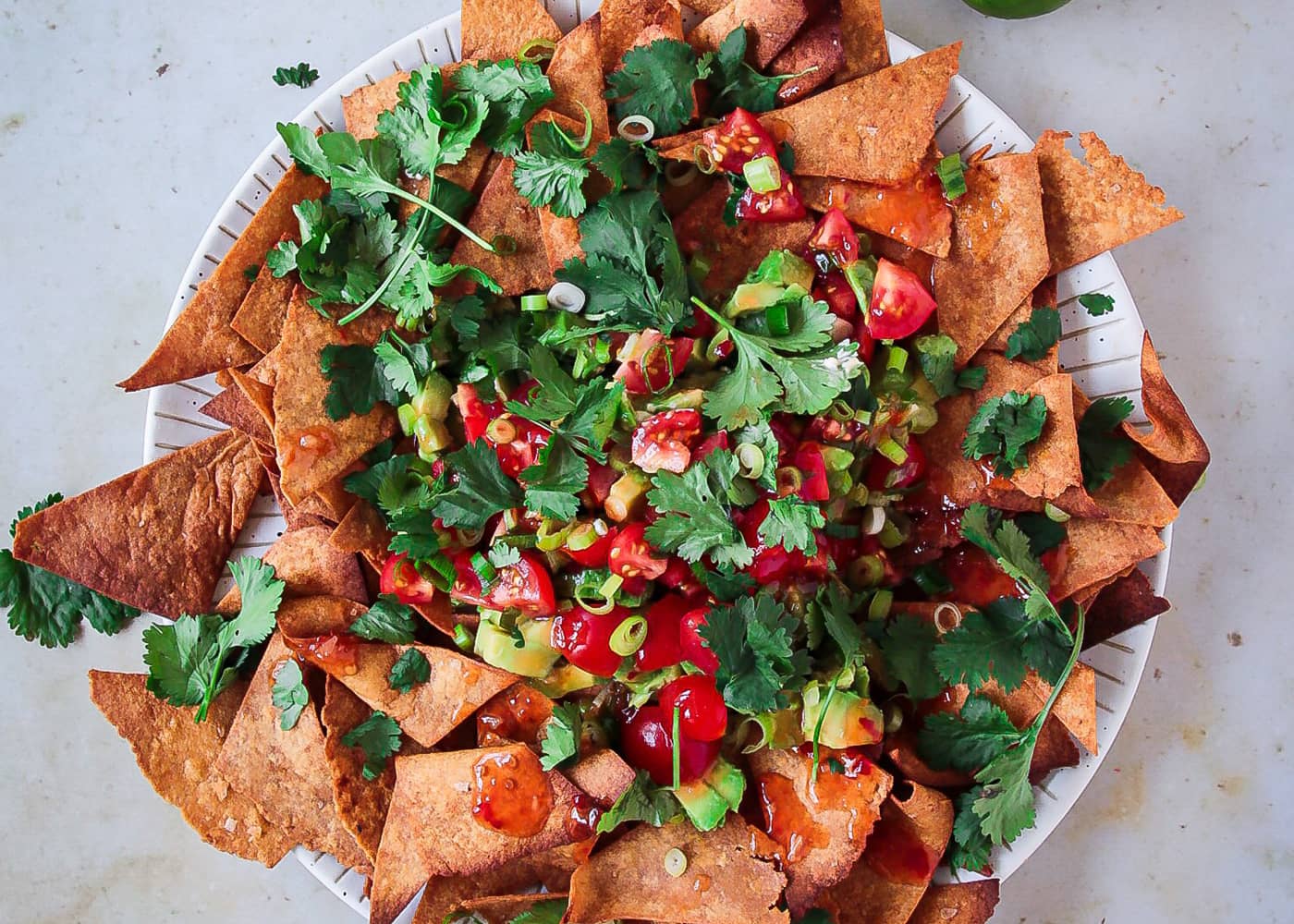 Sweet Potato Tortilla Nachos