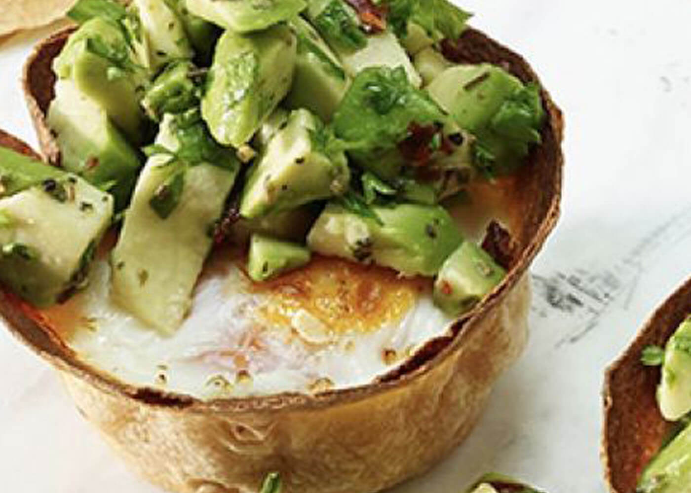 Baked Sweet Potato Wraps with Egg and Avocado