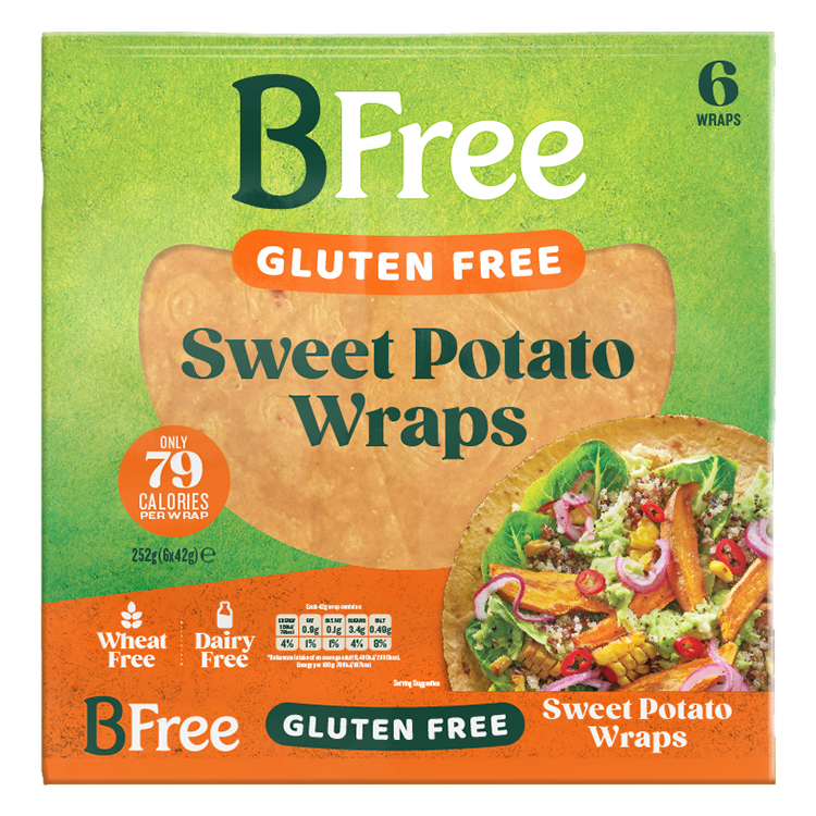 Chewy sweet potato deals and chicken wraps