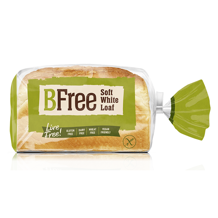 Gluten free white loaf of bread