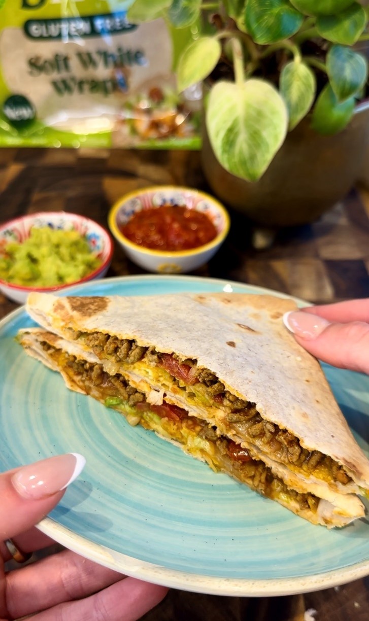 BFree Soft White Wrap Gluten Free Taco Crunch Wrap! - @gfdf_diaries
