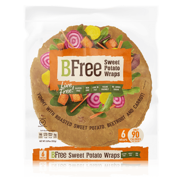 Sweet Potato Wraps BFree Foods USA