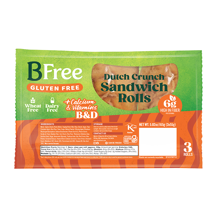 Gluten Free Sandwich Rolls BFree Foods USA
