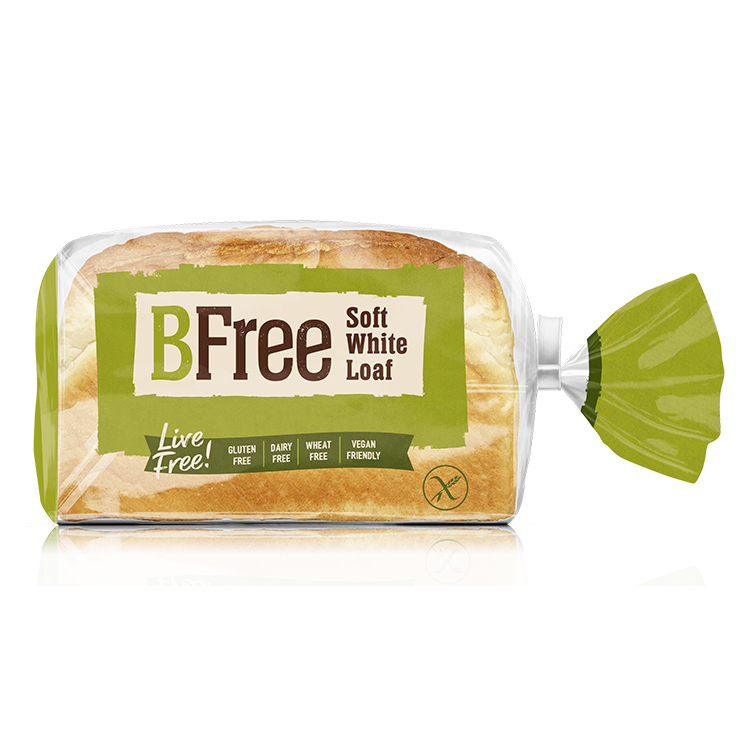 Gluten free white loaf of bread