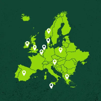 BFree Europe Map